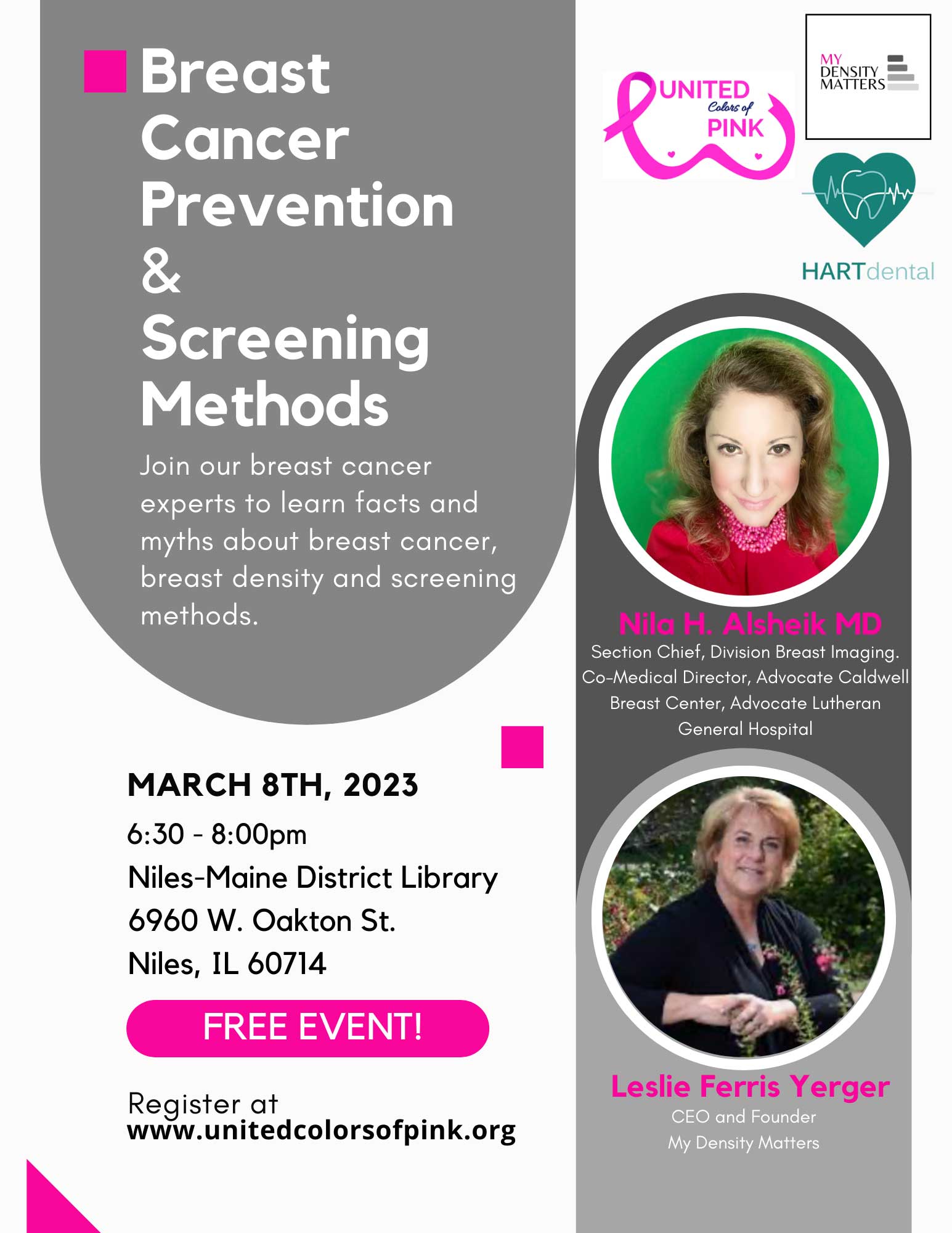 Breast Cancer Prevention Event - March 8, 2023