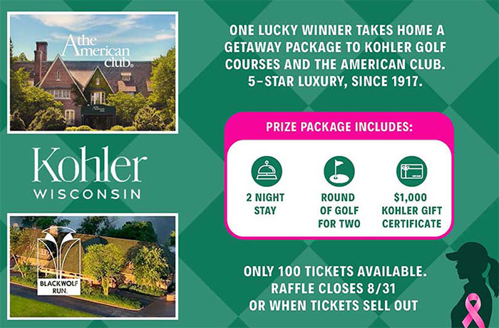 Kohler Getaway Raffle 2026